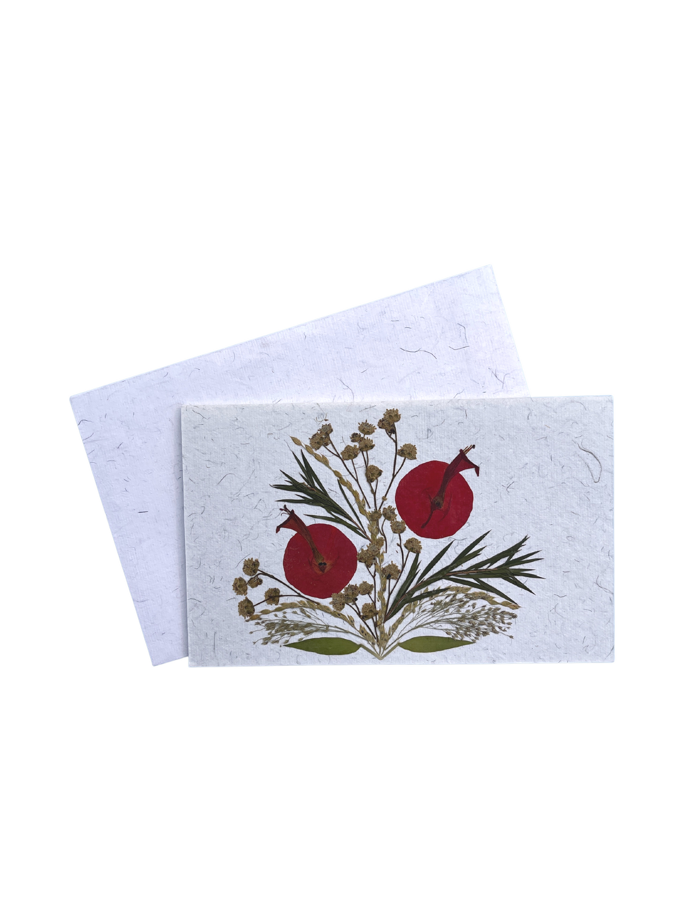 pressed flower card 