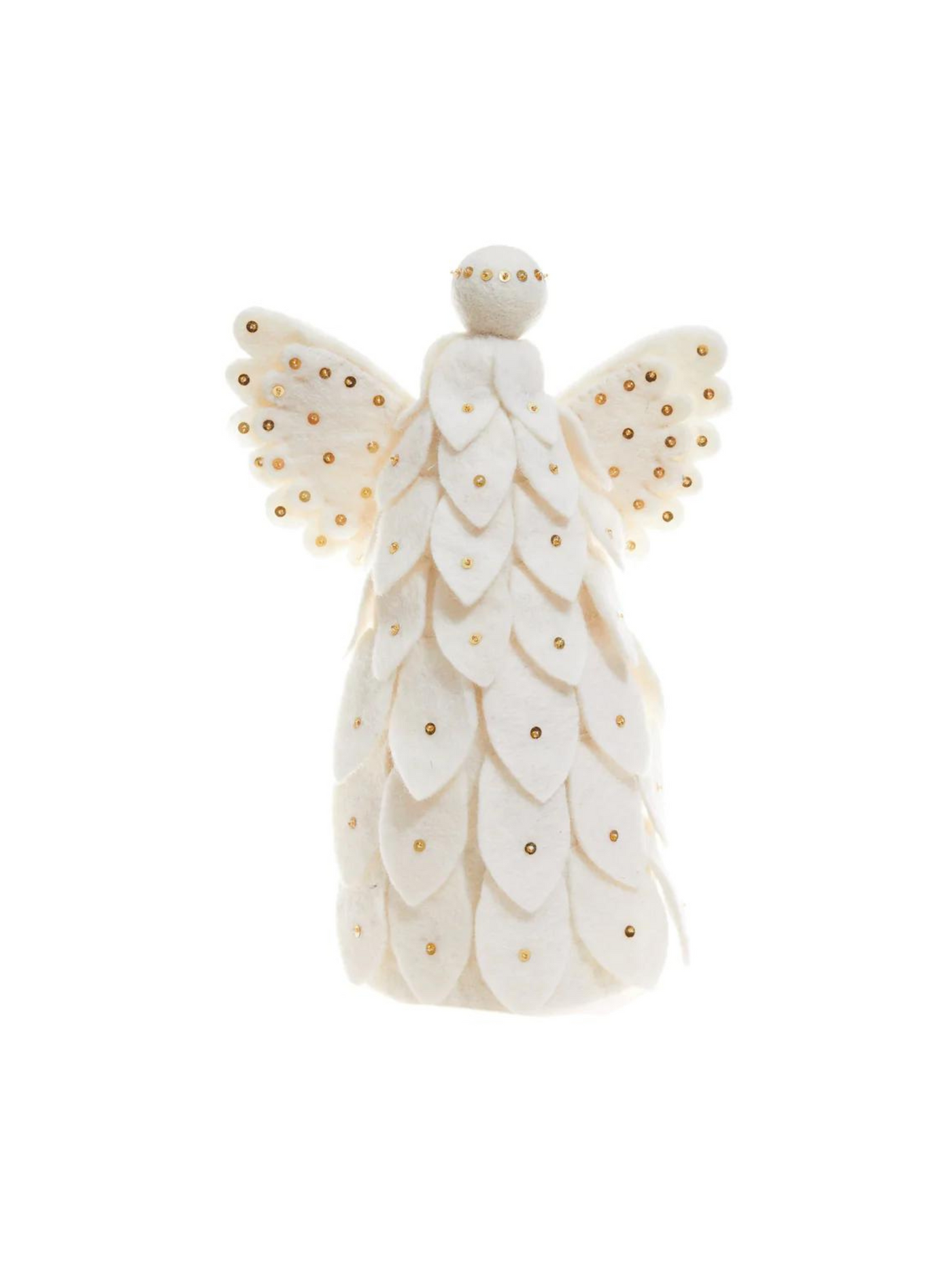 felt angel tree topper 