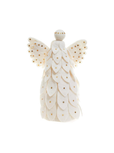 felt angel tree topper 