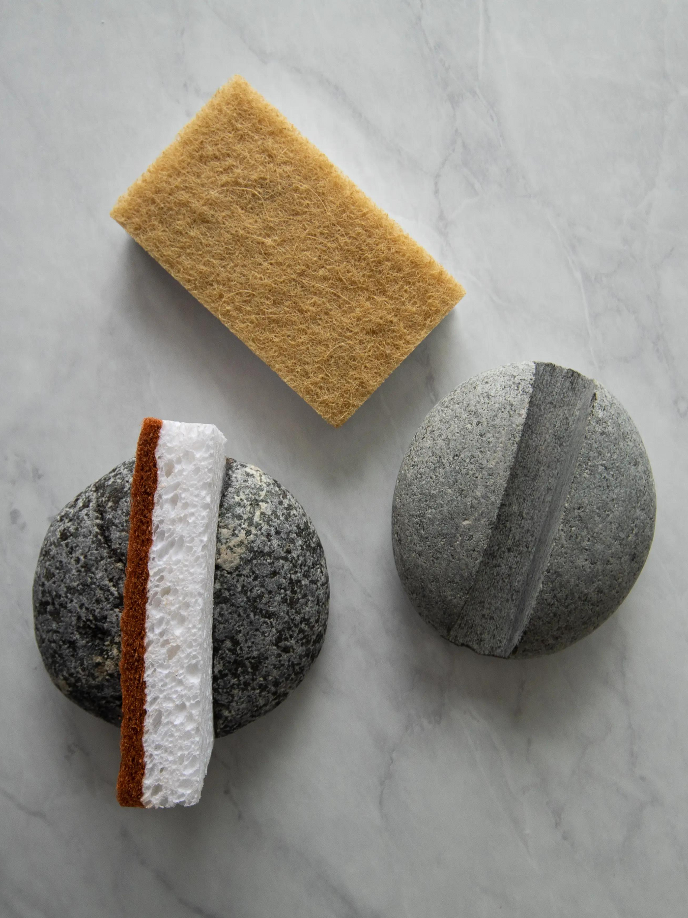 Beach Stone Sponge Holder