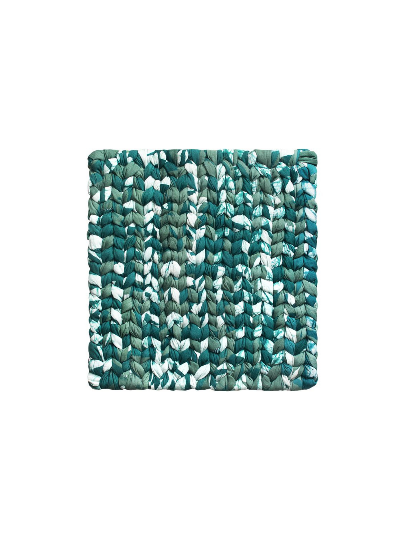 Upcycled Woven Trivet - Four Colors