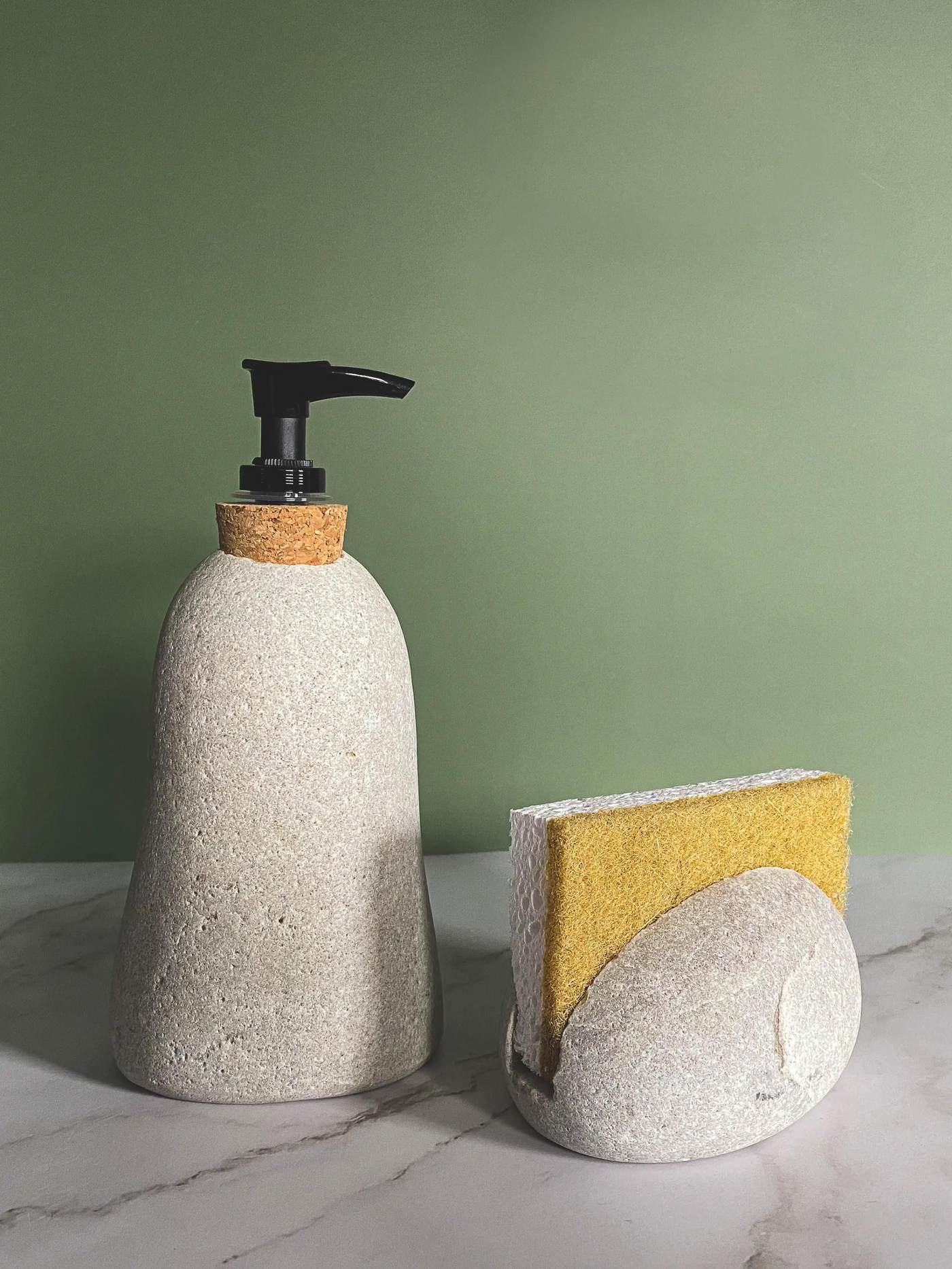 Beach Stone Sponge Holder