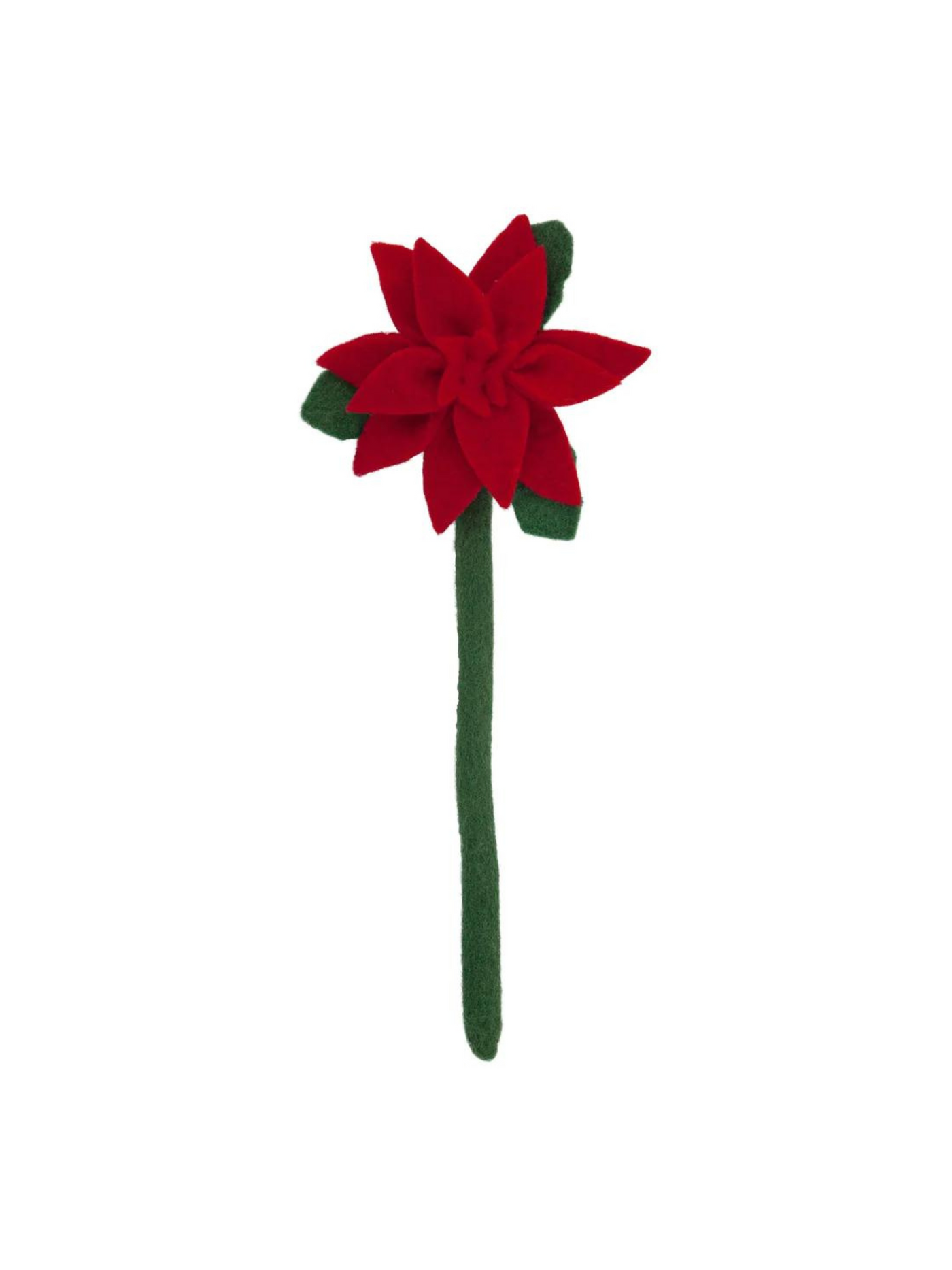 felt poinsettia  flower 