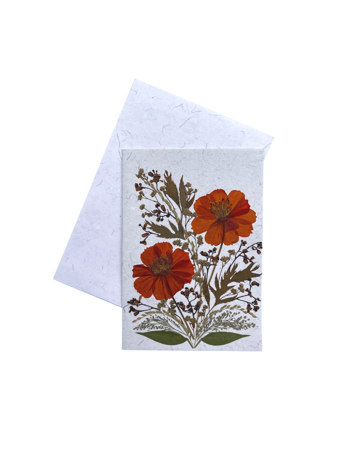 pressed flower card 