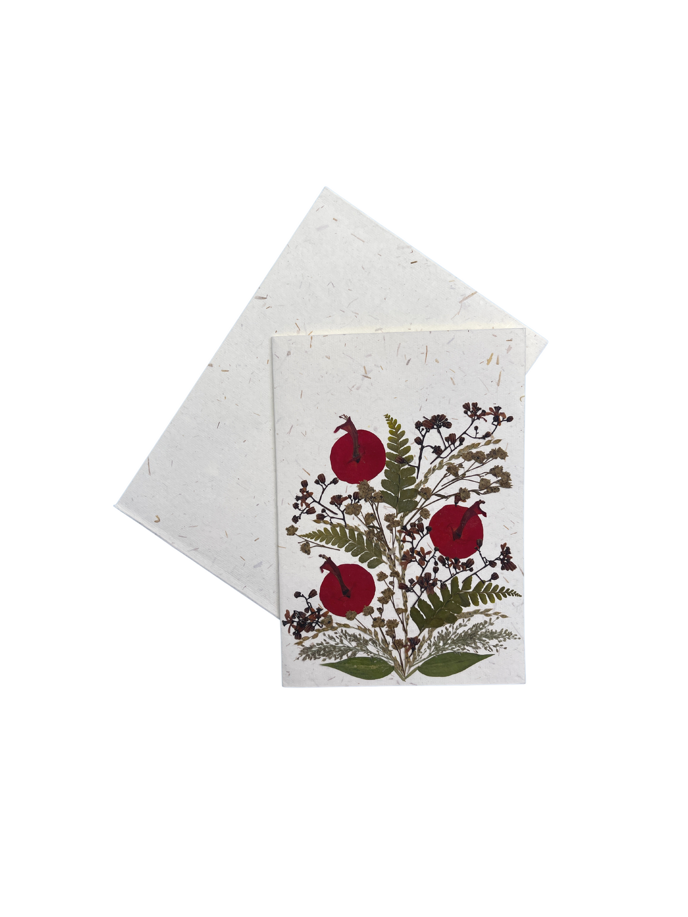 pressed flower card 