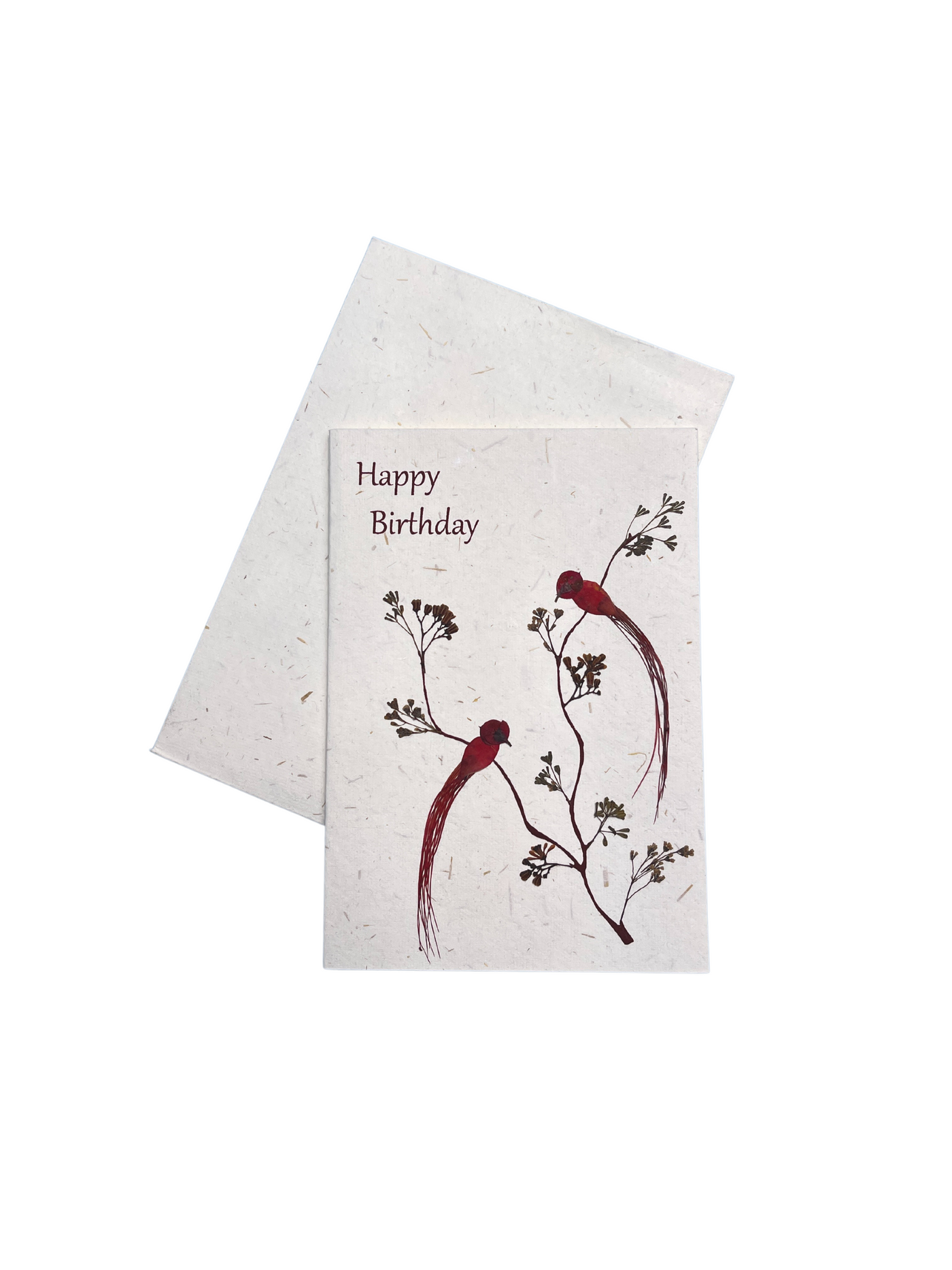 pressed flower card 