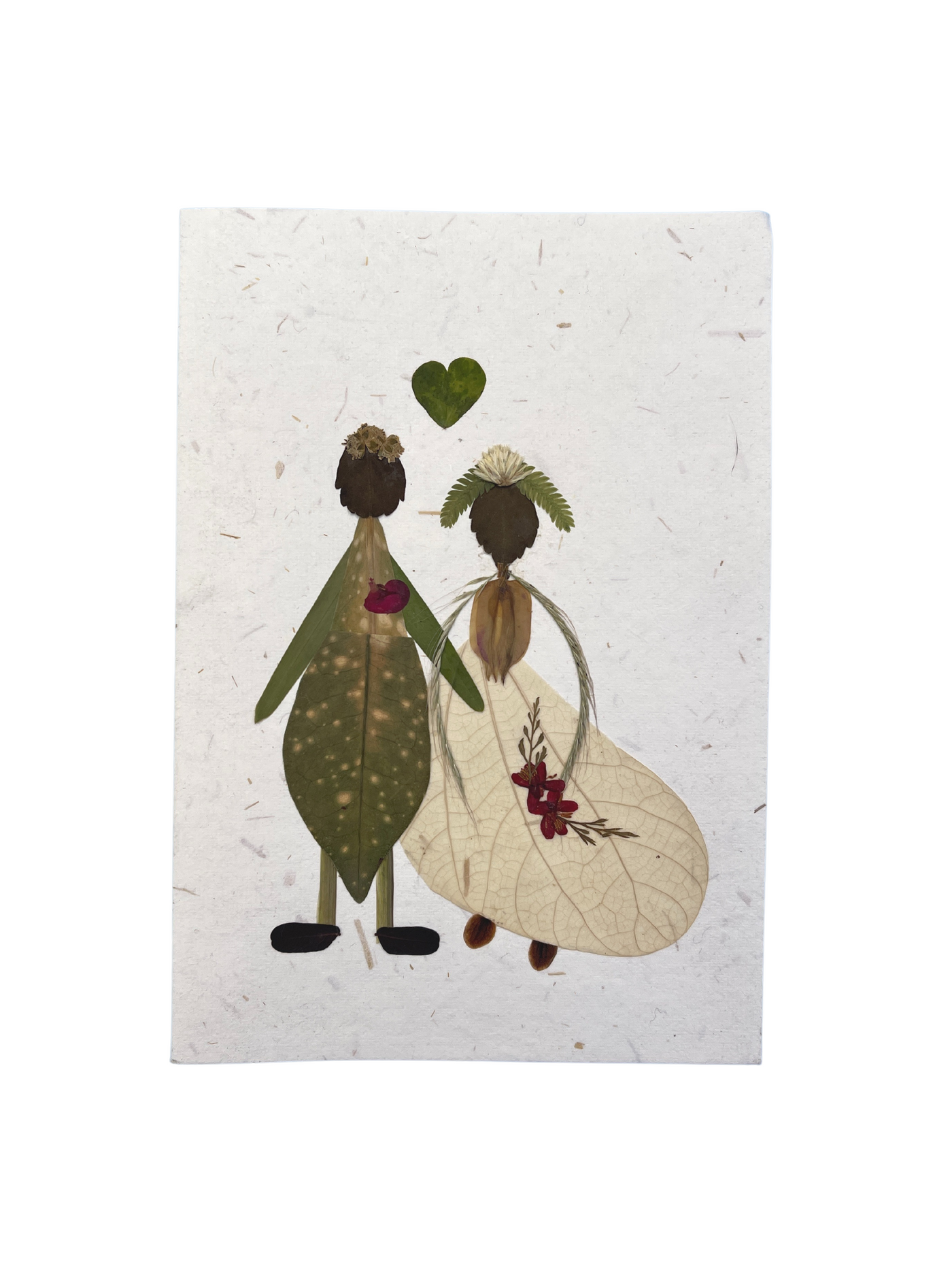 pressed flower card 