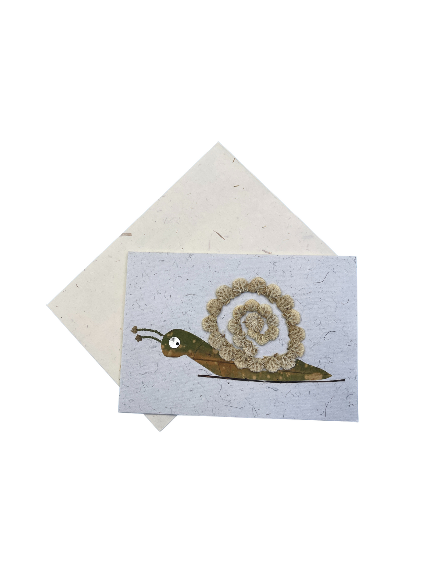 pressed flower card