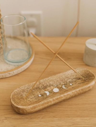 wooden incense holder 