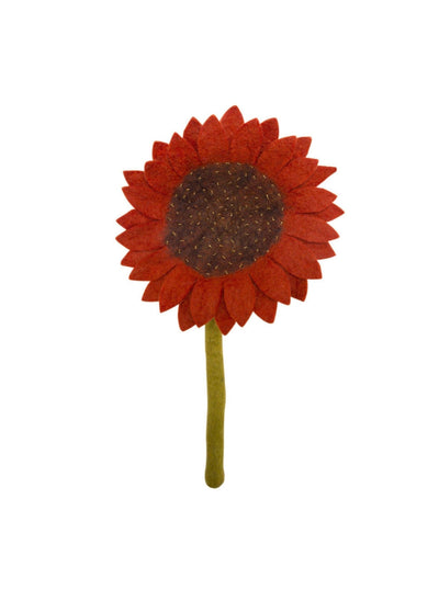 felt sunflower persimmon