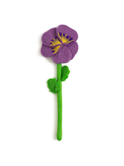 Felt Pansy Flower