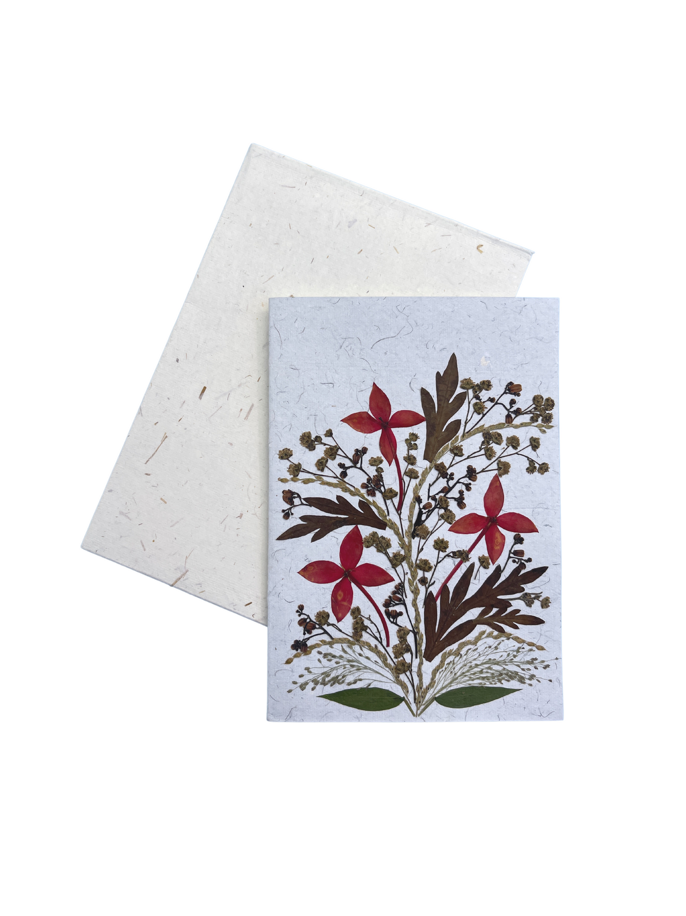 pressed flower card 