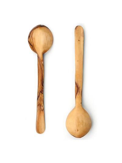 Polka Dot Olive Wood Servers