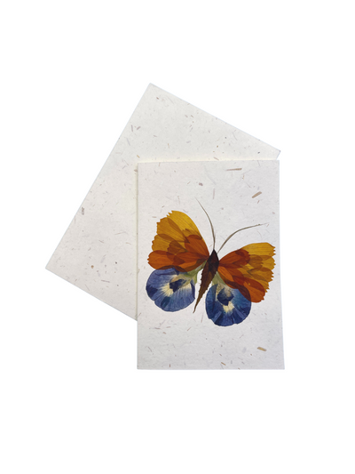 pressed flower card 