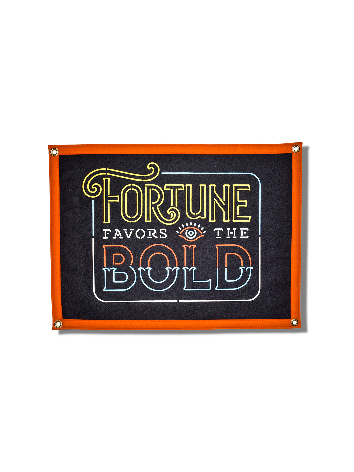 Fortune Favors The Bold Camp Flag