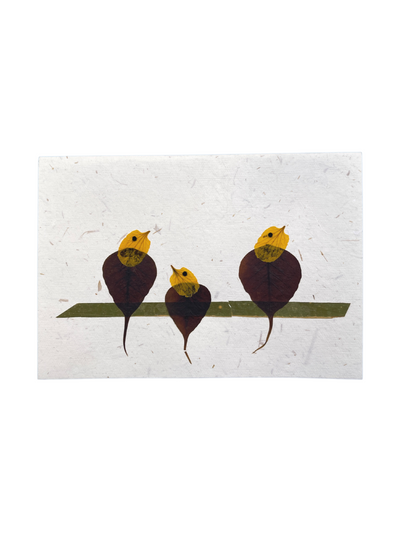 Bird Family Card