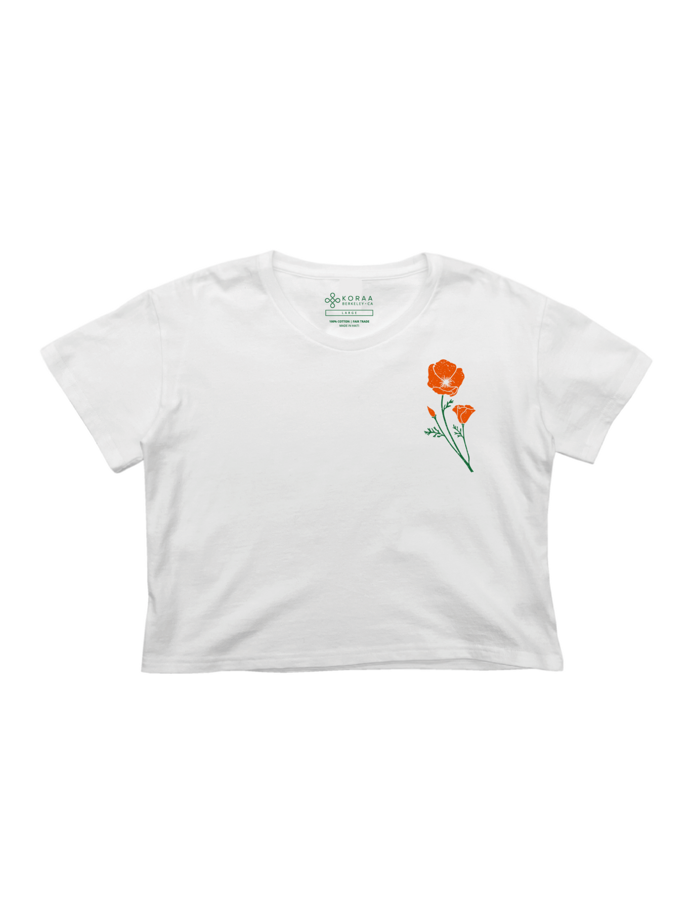Berkeley California Poppy Tee - Women's Cropped