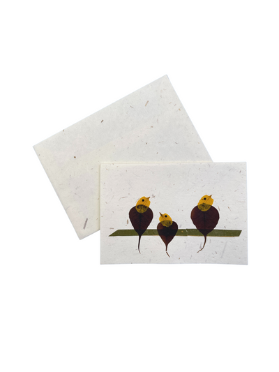 Bird Family Card