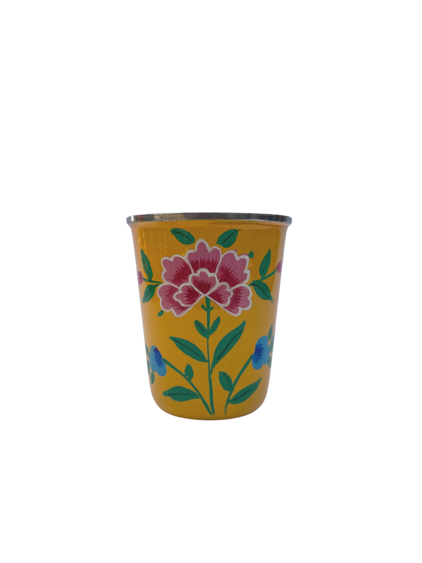 Hand Painted Mini Flower Tumbler