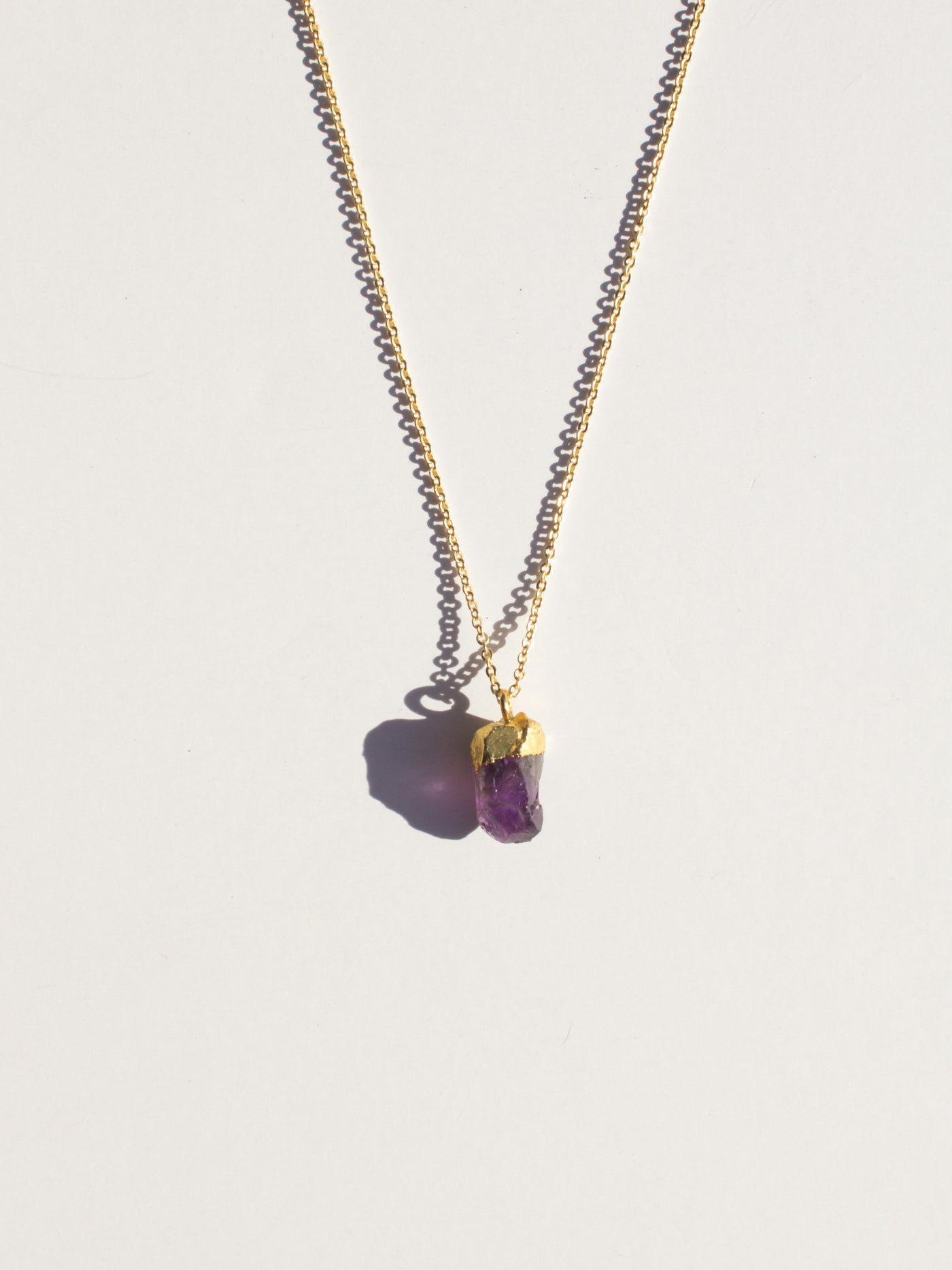 Raw Gemstone Necklace - Four Colors