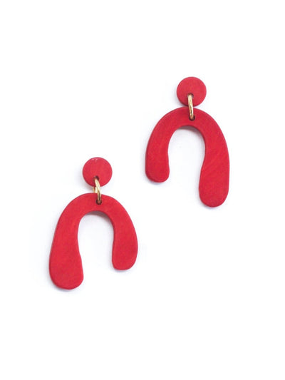 Baby Paraobla Goji Clay Earrings