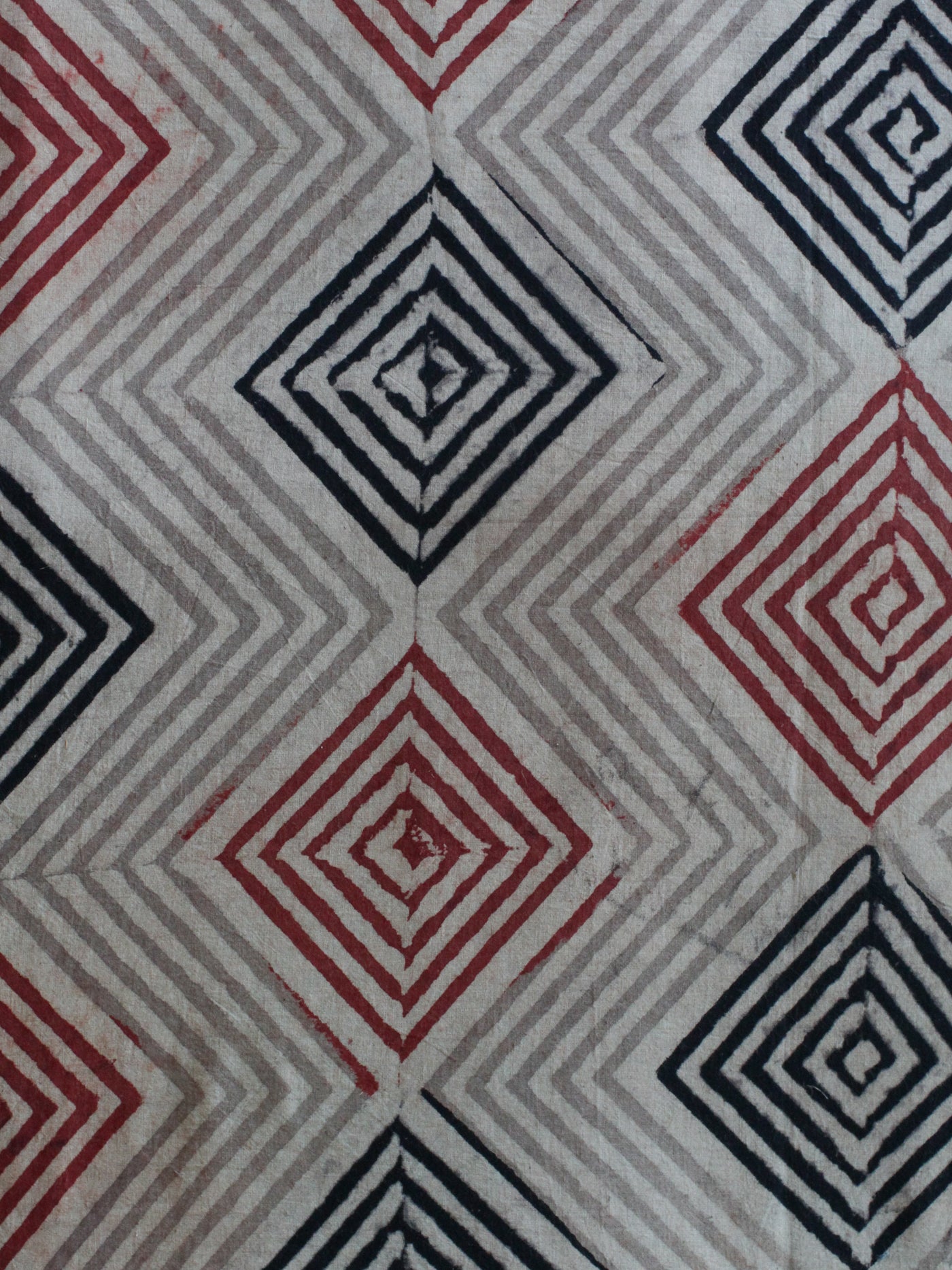 Blockprint Natural Dye Fabric #006 - Tamarind Clay