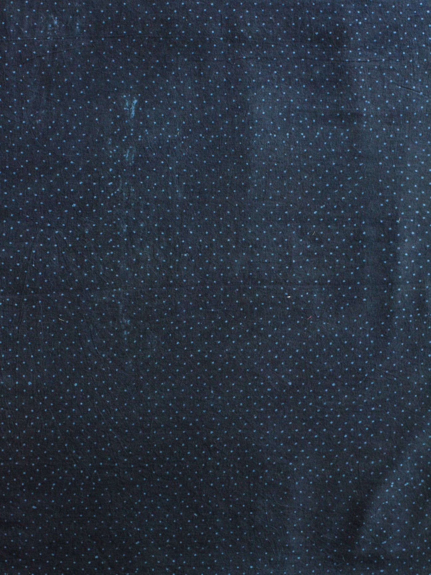 Blockprint Natural Dye Fabric #010 - Cobalt Dots