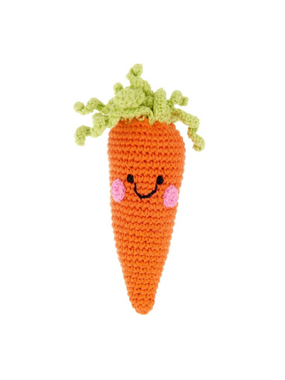 Friendly Carrot Rattle