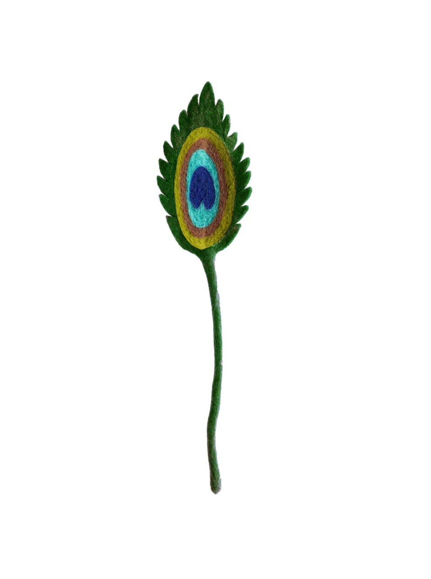 Felt Peacock Leaf
