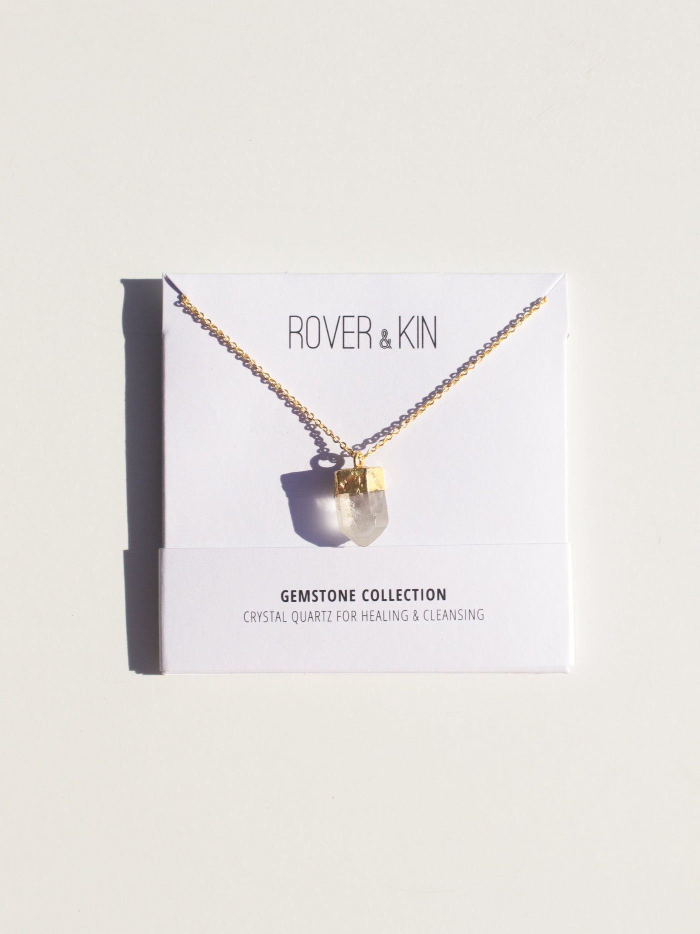 Raw Gemstone Necklace - Four Colors