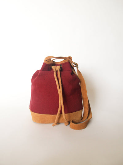 Drawstring Bucket Crossbody - Two Colors