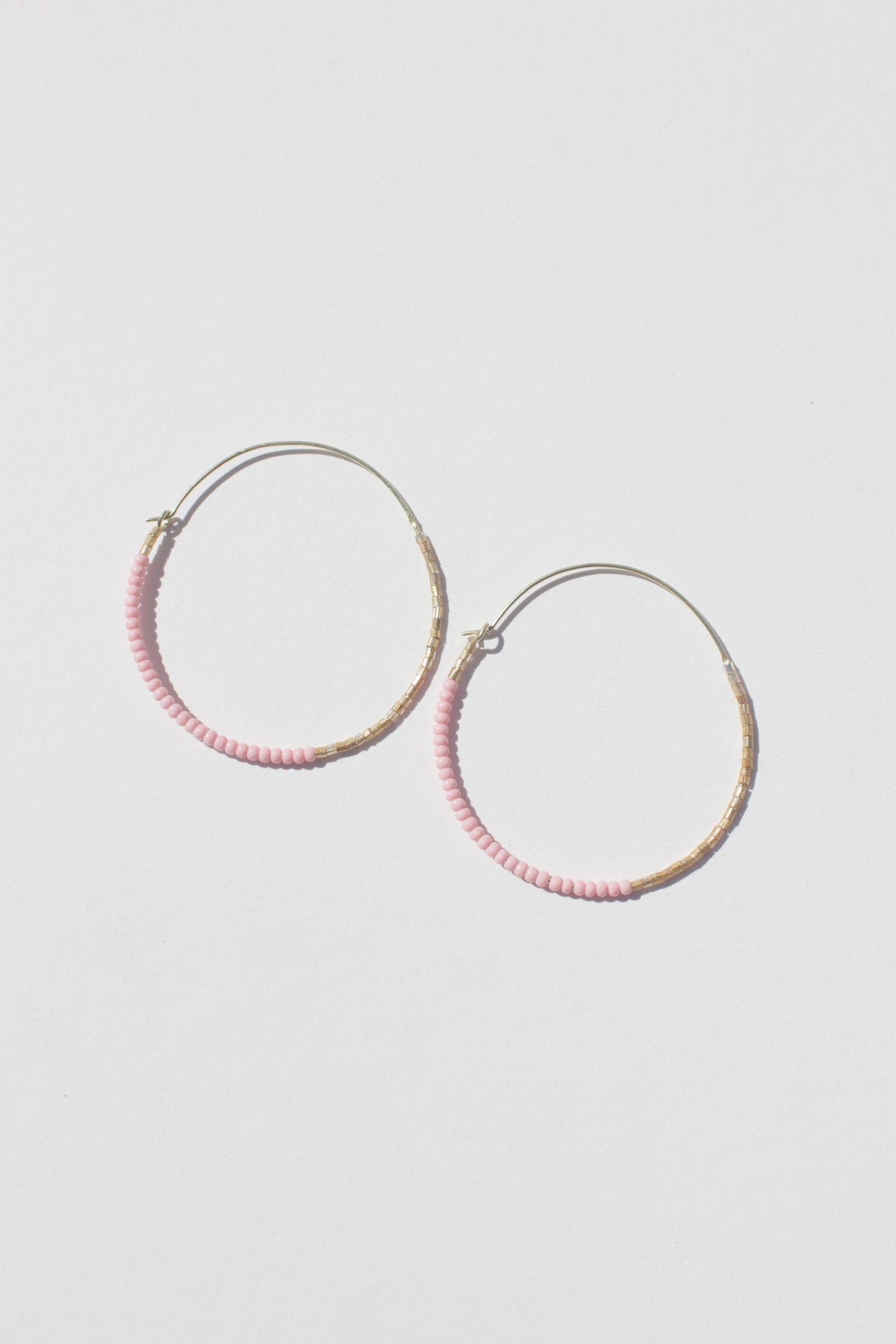 Dreamscape Beaded Round Hoops