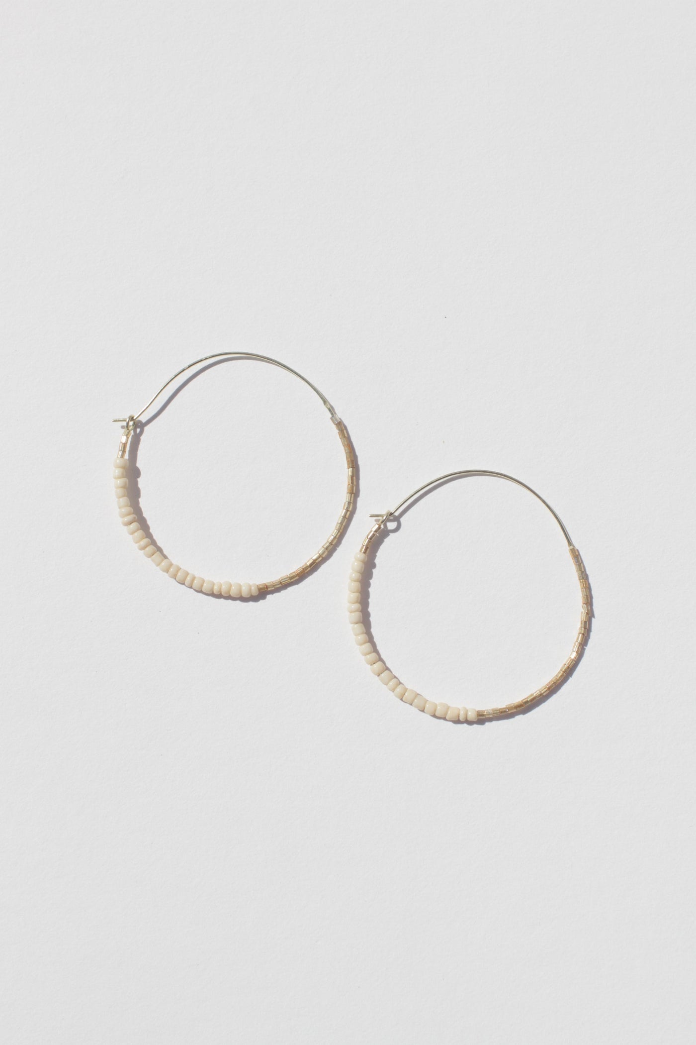 Dreamscape Beaded Round Hoops