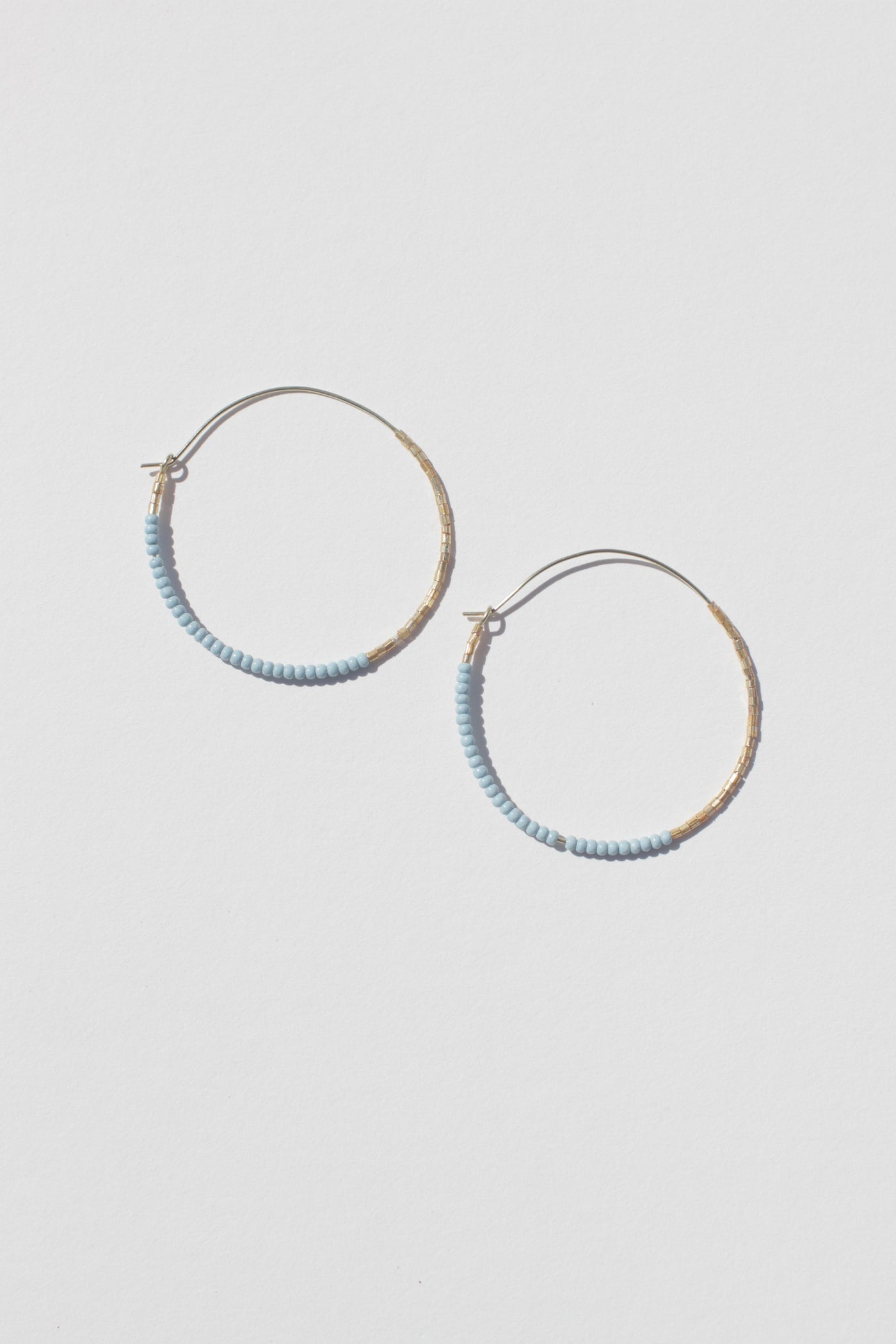 Dreamscape Beaded Round Hoops