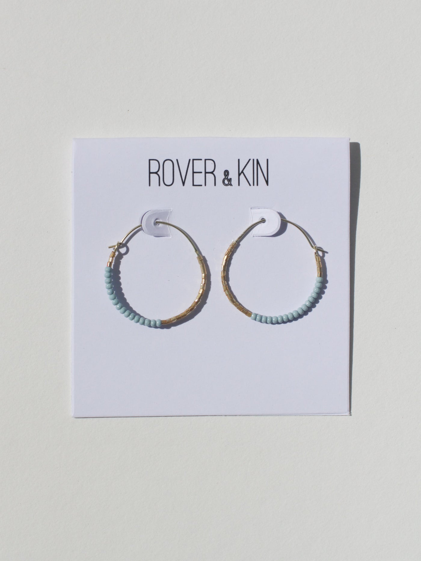 Dreamscape Beaded Round Hoops