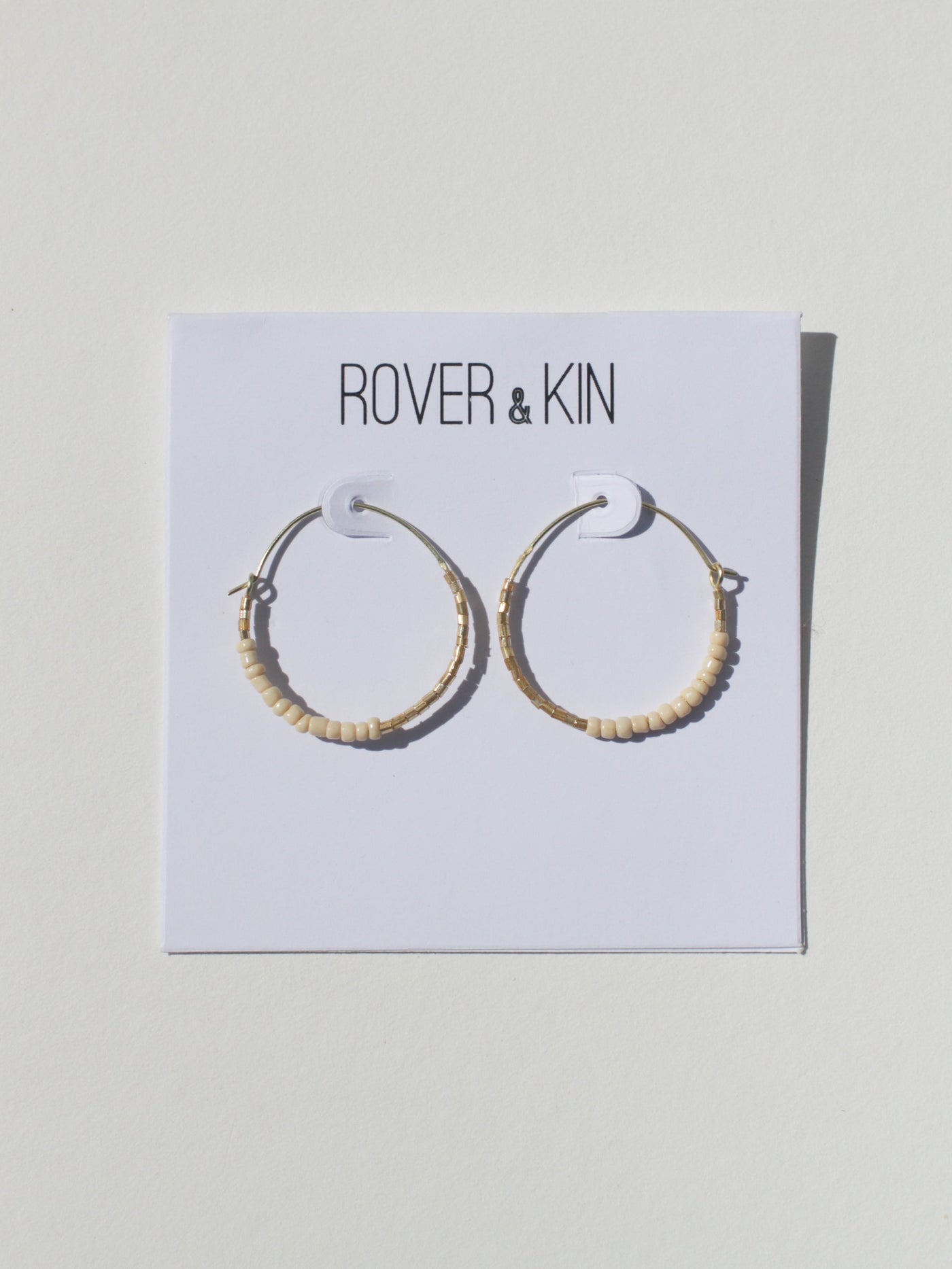 Dreamscape Beaded Round Hoops