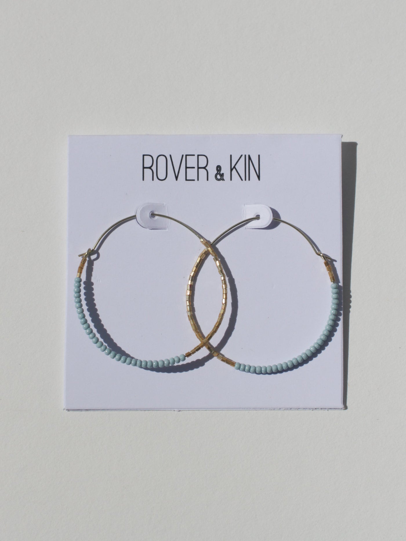 Dreamscape Beaded Round Hoops