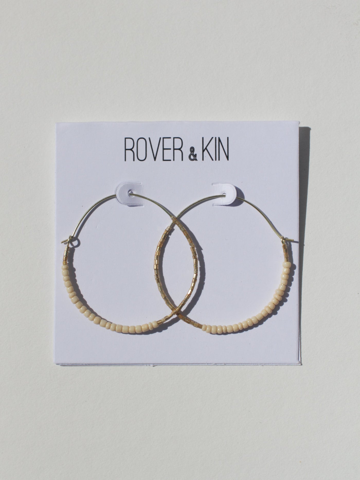 Dreamscape Beaded Round Hoops