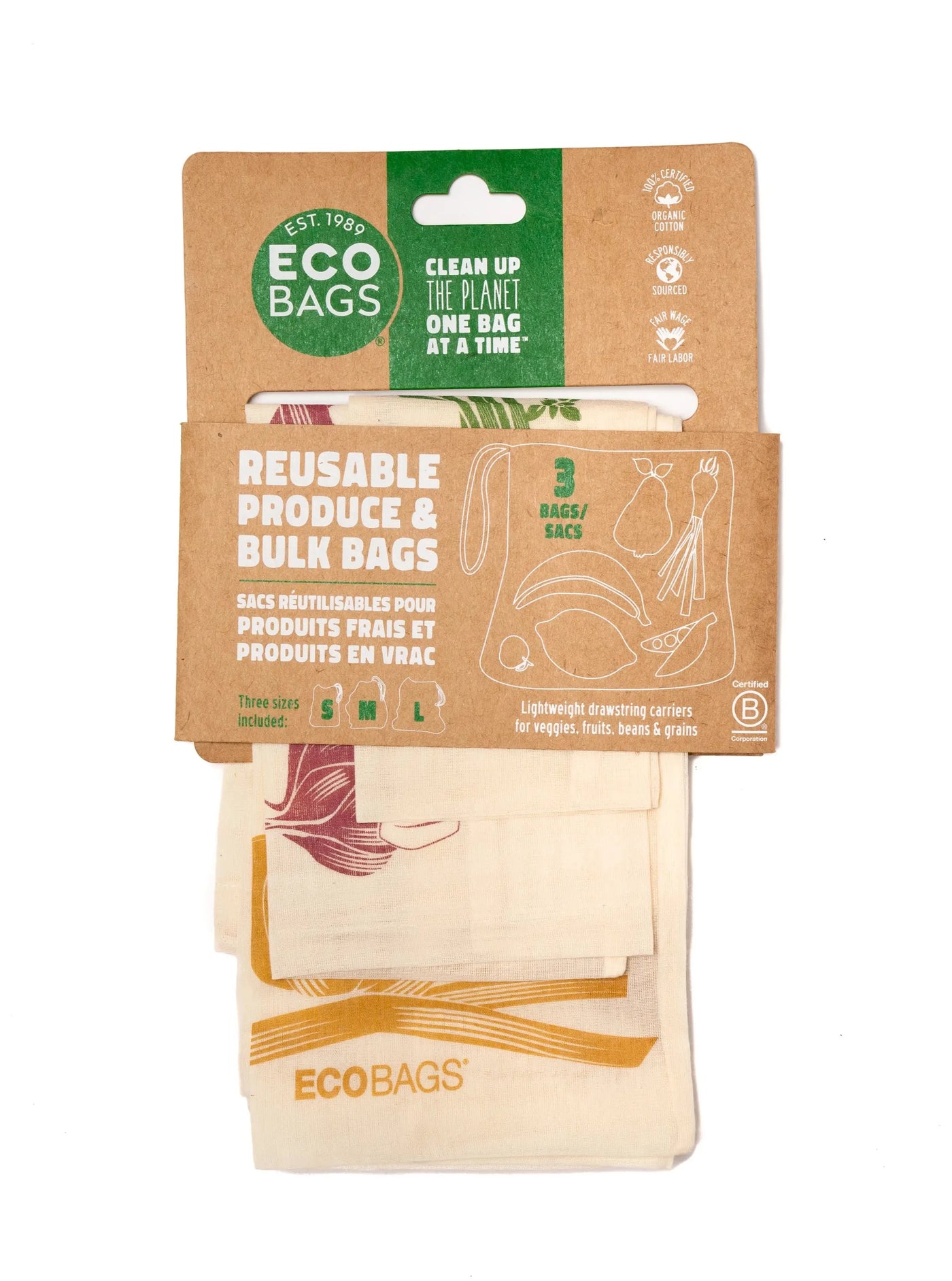 Produce Bags - Set of 3
