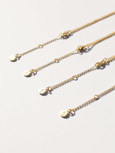Raw Gemstone Necklace - Four Colors
