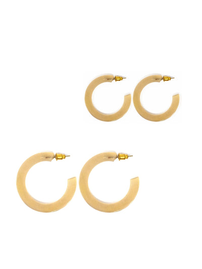 Horn Hoops Earrings