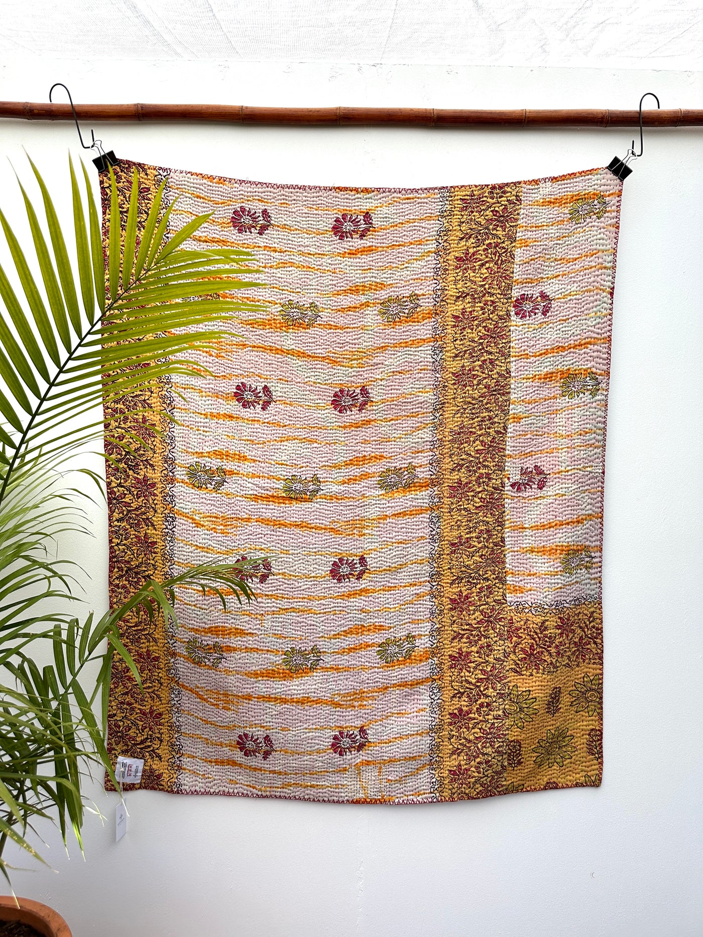 Vintage Kantha Quilt - Throw Size #KT001