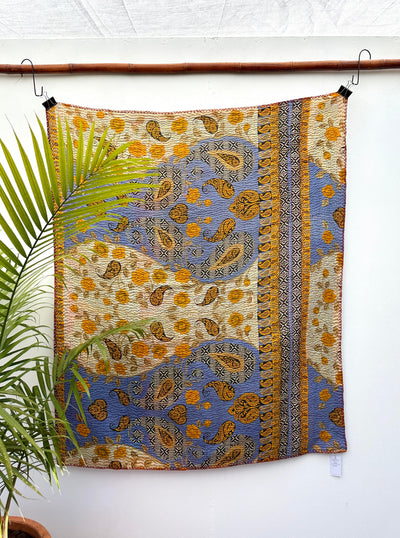 Vintage Kantha Quilt - Throw Size #KT001