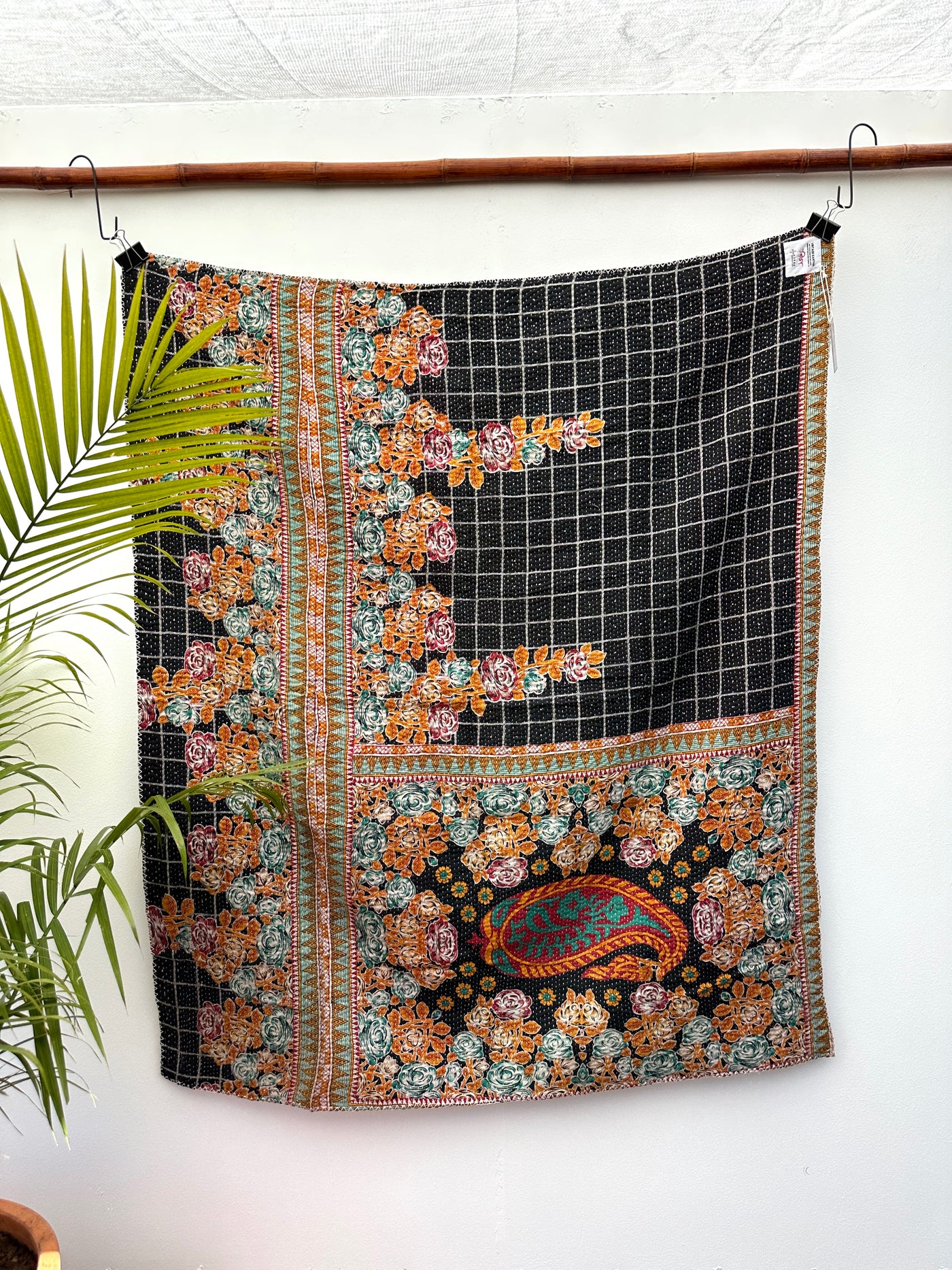 Vintage Kantha Quilt - Throw Size #KT002