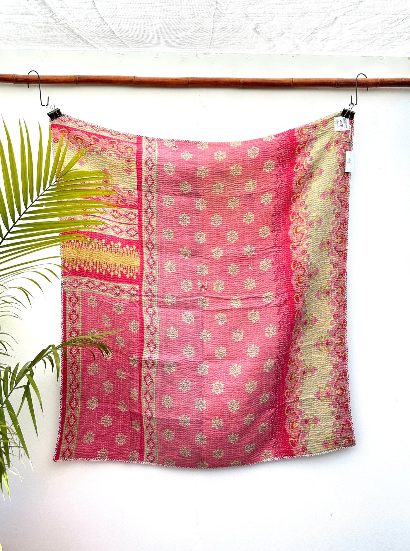 Vintage Kantha Quilt - Throw Size #KT004