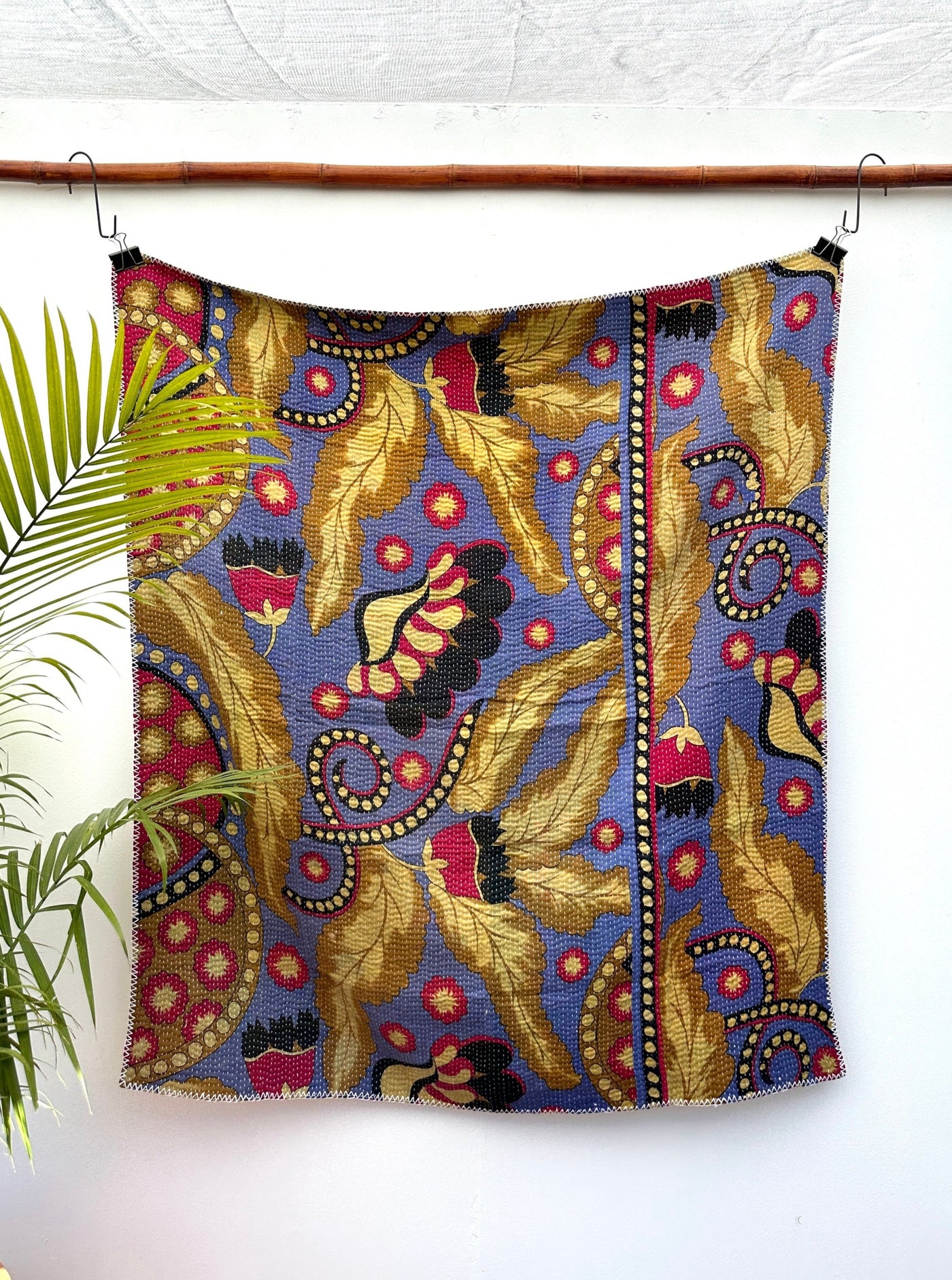 Vintage Kantha Quilt - Throw Size #KT004