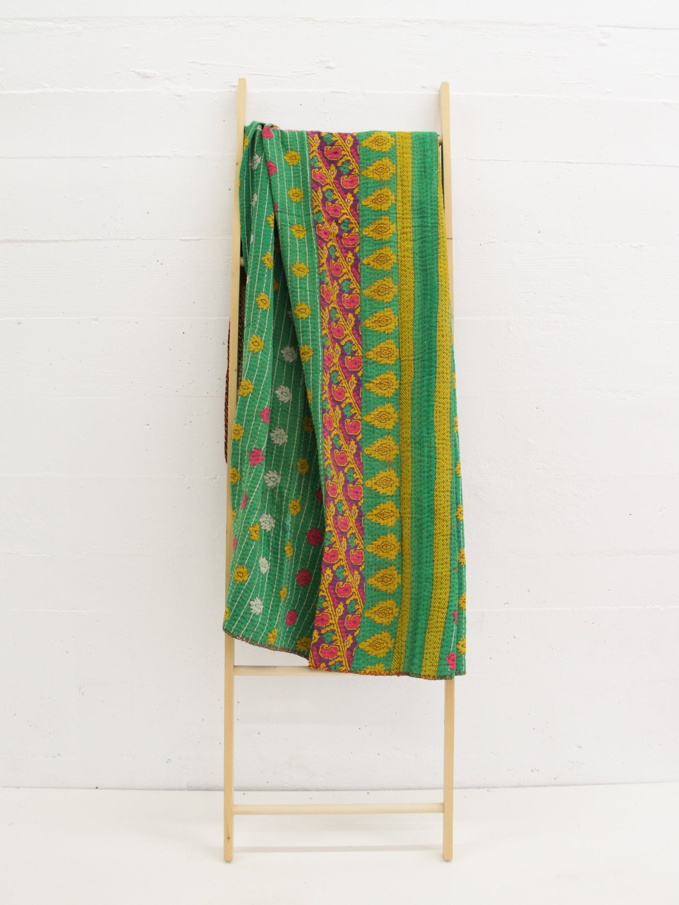 Surprise Vintage Kantha Quilt - Twin Size (Assorted Pattern)