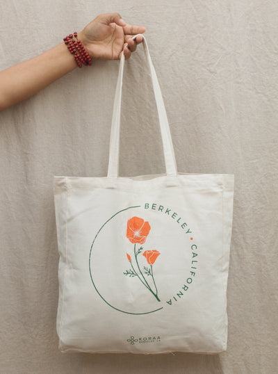 California Poppy Tote