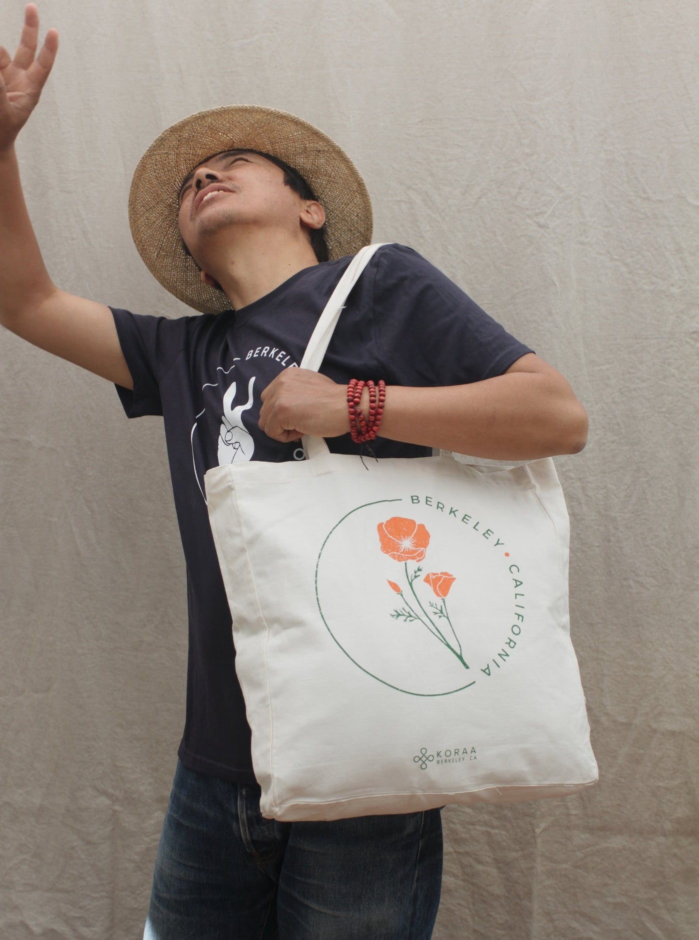 California Poppy Tote