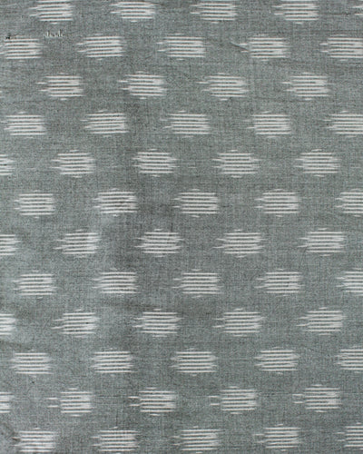 Handloom Ikat Fabric #008 - Glacier Gray